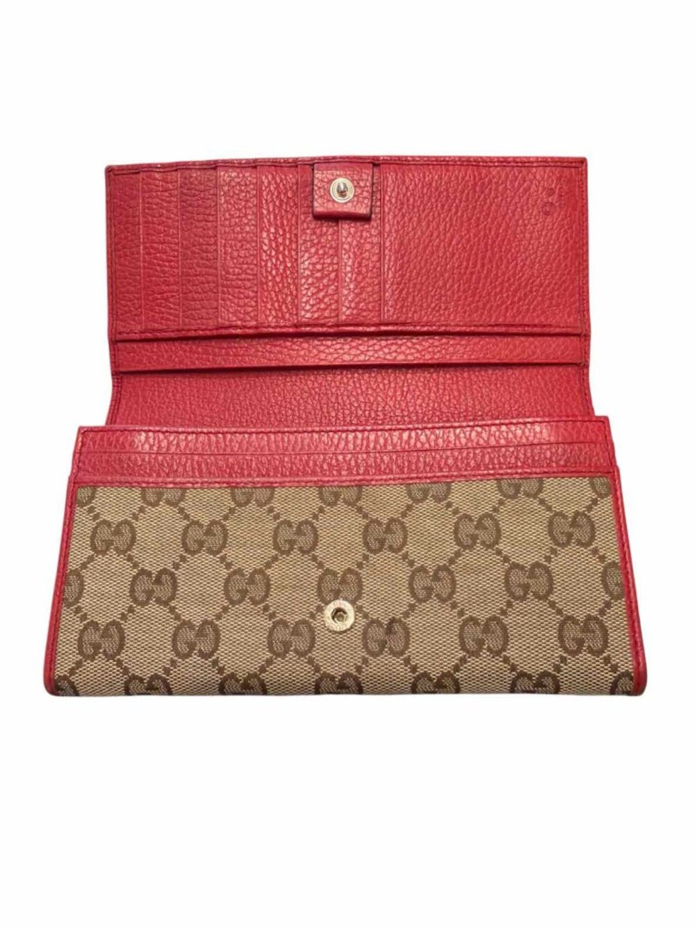 Gucci Beige and Red Wallet - Picture 3 of 7